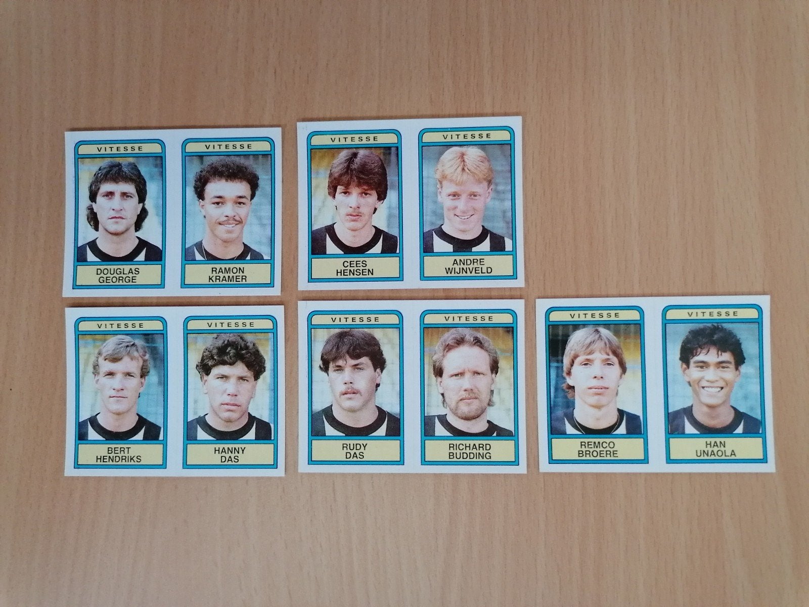 Panini Voetbal 84 Vitesse 5x., Ophalen of Verzenden