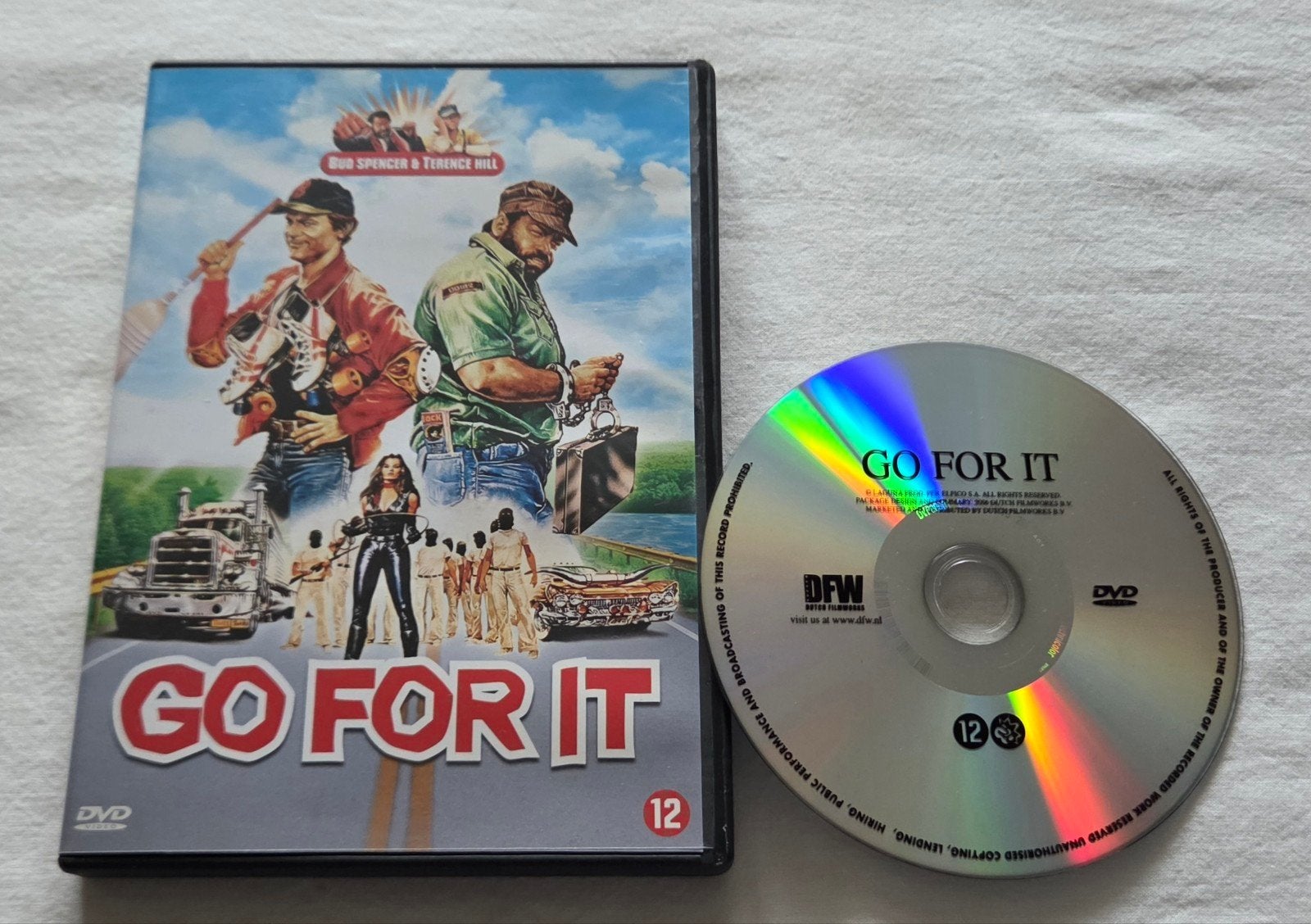 Bud Spencer & Terence Hill Go For It Dvd Comedy, Alle leeftijden, Ophalen of Verzenden, Zo goed als nieuw, Actiekomedie