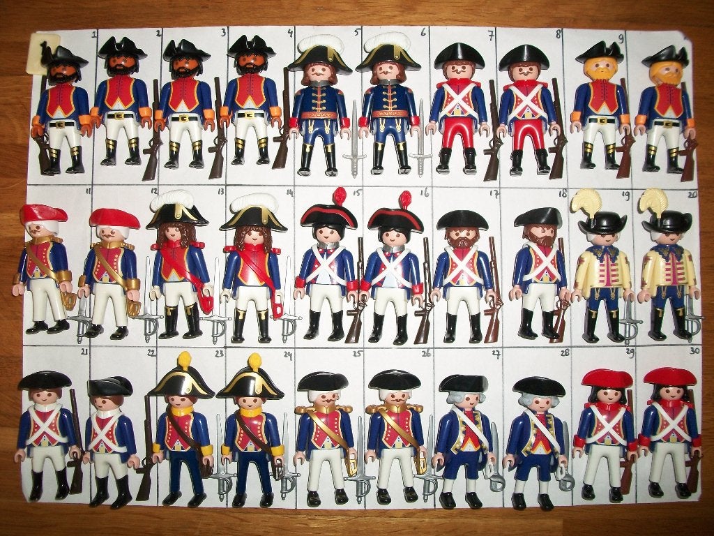 Franse soldaten / Gardisten / officiers / Bevelvoerders, Kinderen en Baby's, Speelgoed | Playmobil, Ophalen of Verzenden, Nieuw