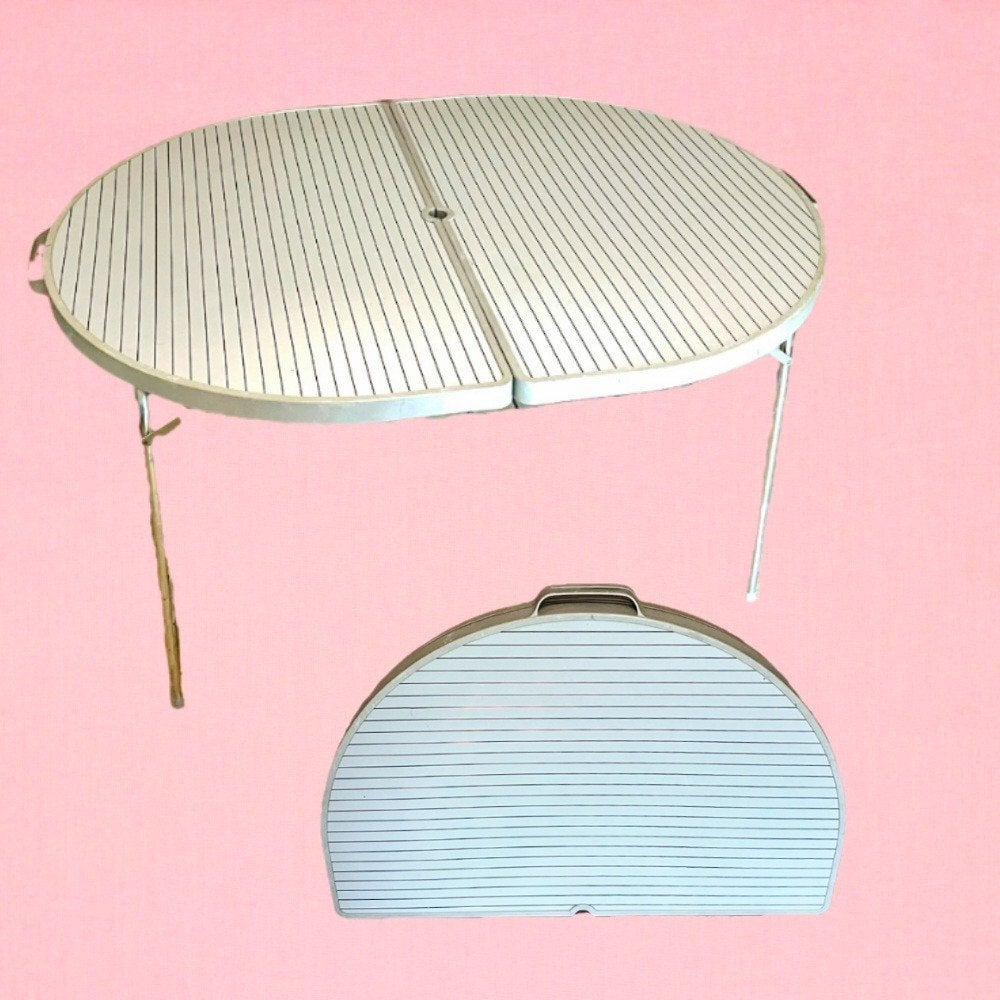 Opvouwbare campingtafel in koffer 4 pers nieuw! kamperen, Ophalen of Verzenden, Gebruikt, Campingtafel