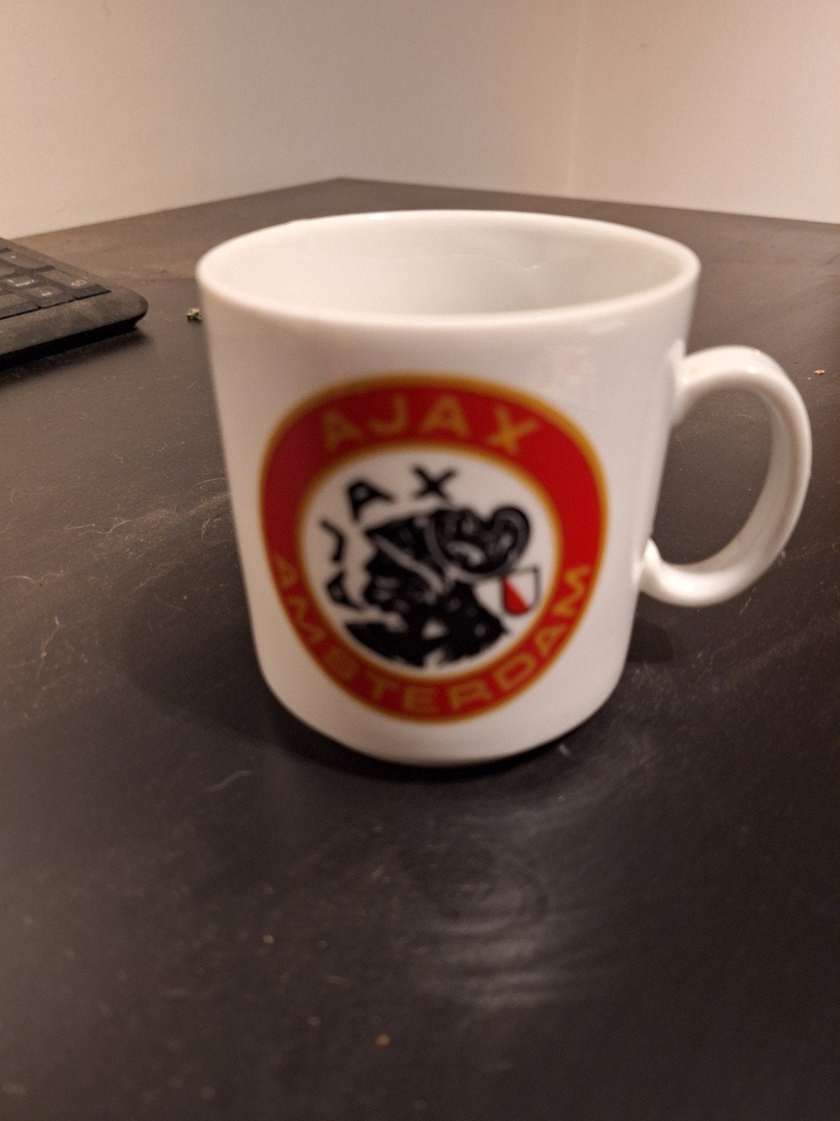 Vintage mok Ajax Amsterdam jaren 70/80, Ophalen of Verzenden, Zo goed als nieuw, Ajax, Overige typen