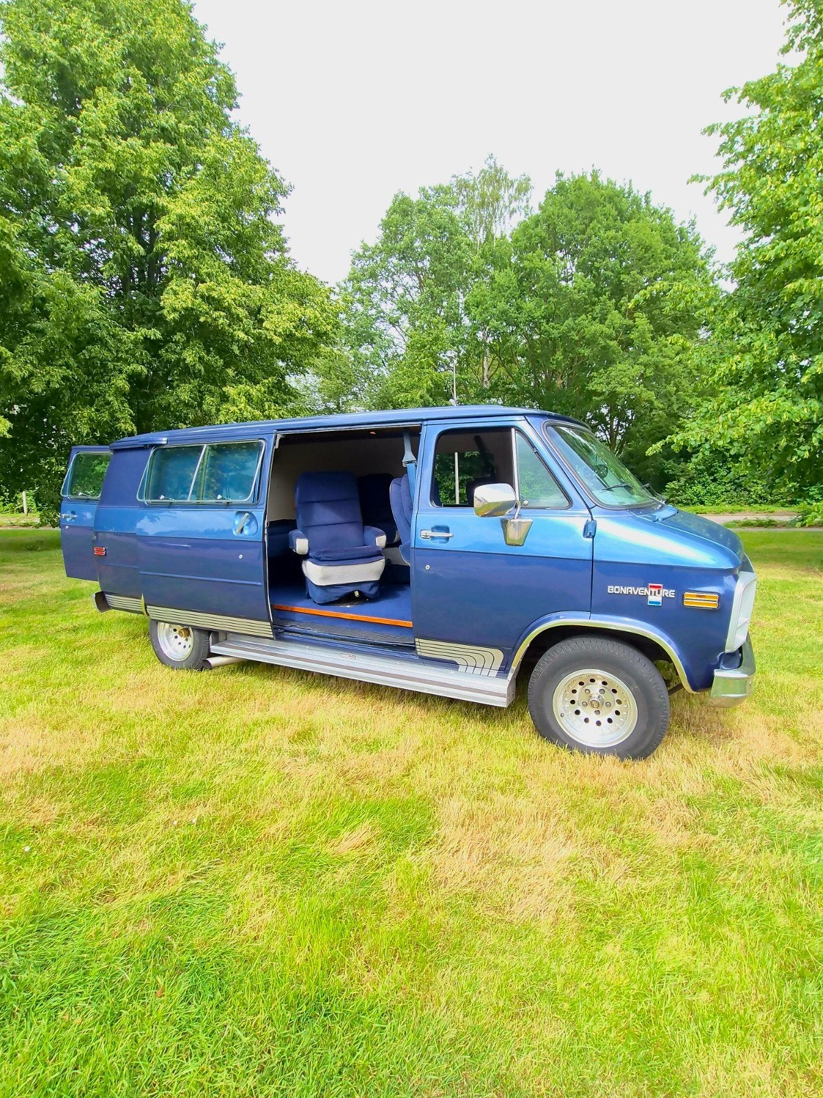Chevrolet Chevyvan G20 1982, Automaat, 8 cilinders, Overige carrosserieën, Blauw