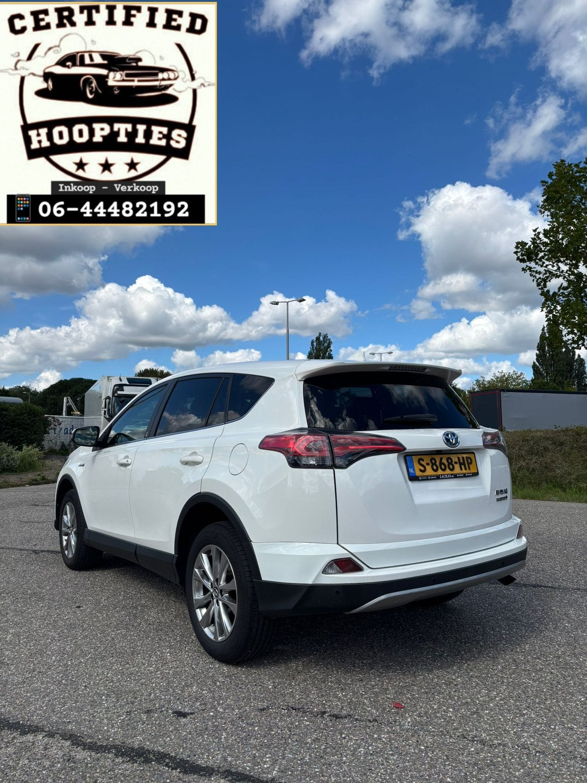Foto 3 van Toyota Rav4 2018 Wit 2.5 Hybrid AWD Energy APK 31/10/2027