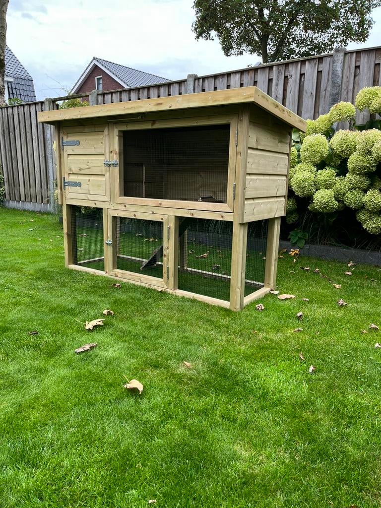 Konijnenhok / kippenhok / knaagdier verblijf duurzaam, Ophalen, 110 cm of meer, Nieuw, Hamster