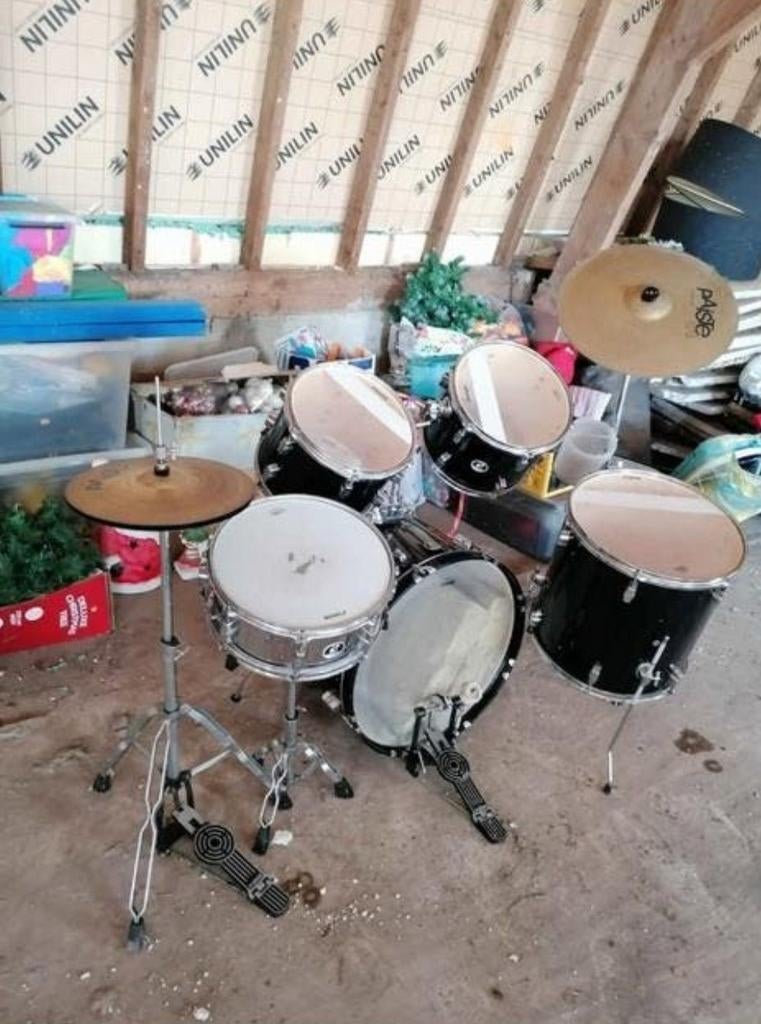 Sonor Force 507 drumstel evt te ruil - Compleet en Gebruikt, Ophalen of Verzenden, Gebruikt, Sonor