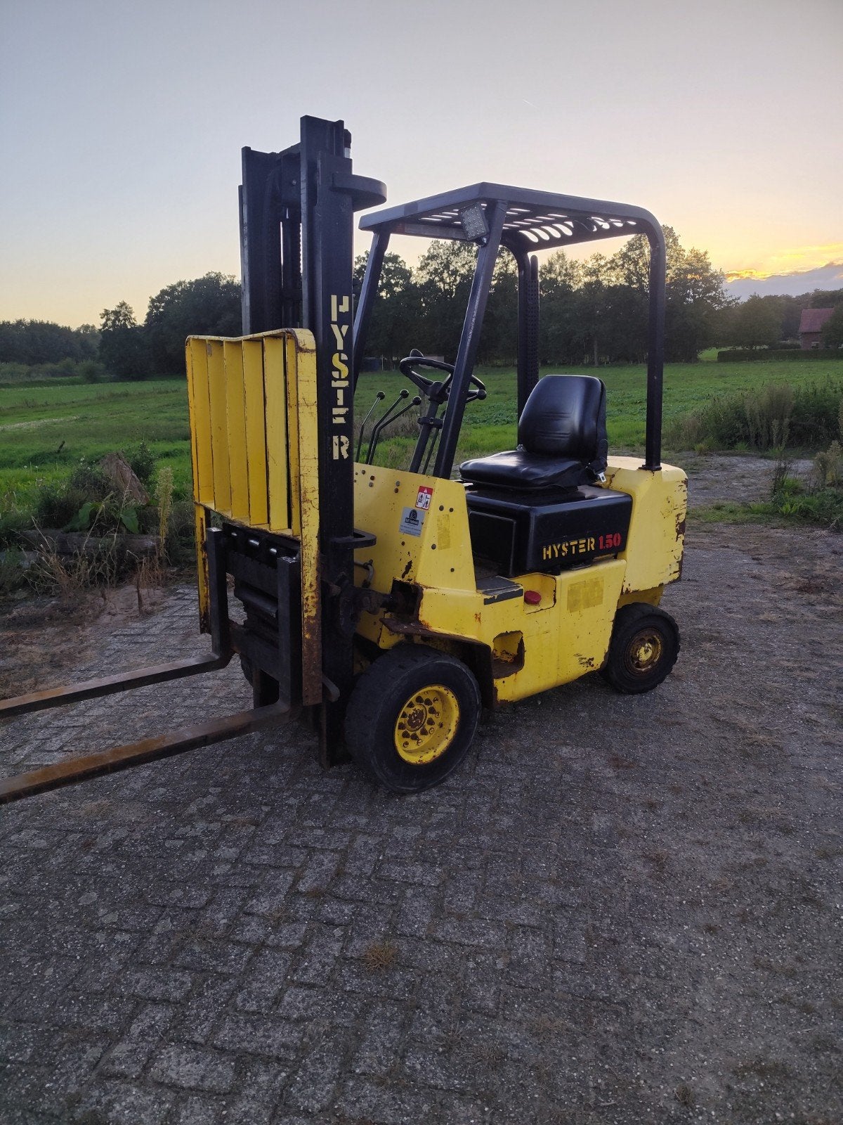 heftruck hyster 1.5 ton diesel, Ophalen of Verzenden, Zo goed als nieuw