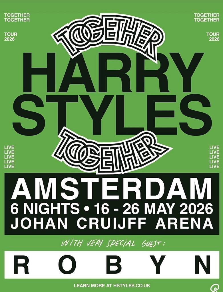 4x zitplaatsen (22 mei) - Harry Styles, Tickets en Kaartjes, Evenementen en Festivals, Drie personen of meer