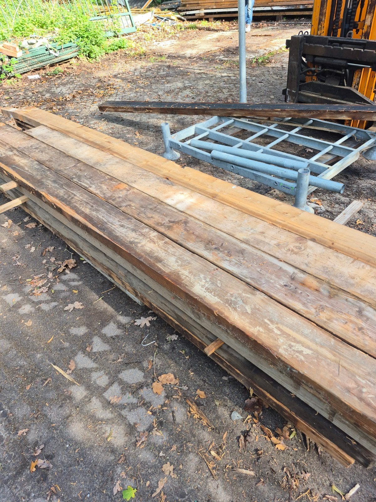 balkhout gordingen van 3 tot3.5 meter 16 stuks 130 euro, Tuin en Terras, Ophalen of Verzenden, Gebruikt, Minder dan 180 cm, Palen