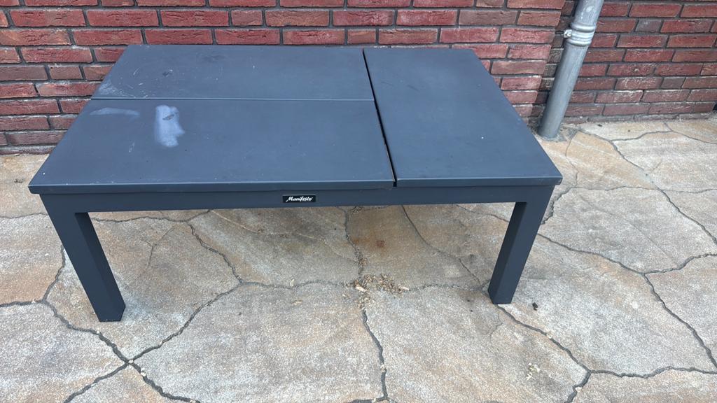 Salontafel, Ophalen, Gebruikt, Rechthoekig, Aluminium