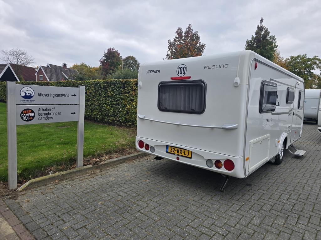 Eriba Feeling 442 met mover en lengtebedden, Overige typen, Bedrijf, Treinzit, Tot en met 3