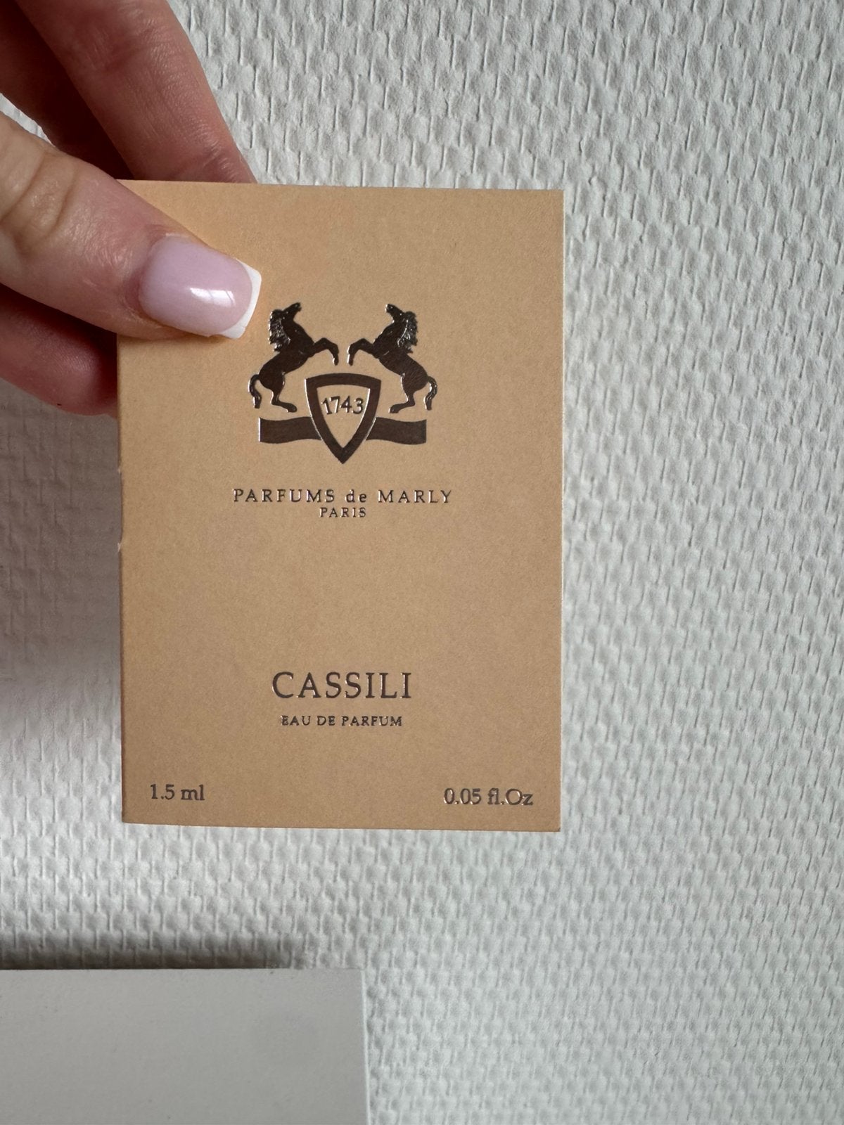 Parfums de Marly Sample, Sieraden, Tassen en Uiterlijk, Ophalen of Verzenden, Zo goed als nieuw