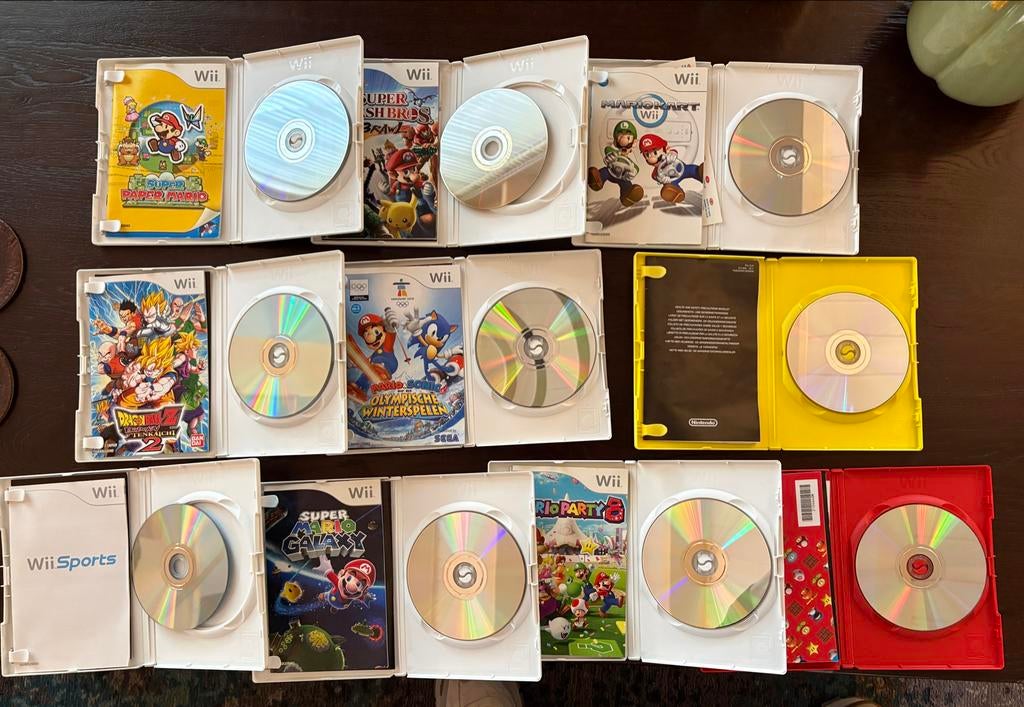 Diverse Nintendo Wii games - Mario, Sports, Dragon Ball Z, Gebruikt, Overige genres, Ophalen of Verzenden, 3 spelers of meer