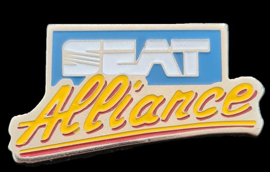 Seat Alliance pin, Verzenden, Nieuw, Transport, Speldje of Pin