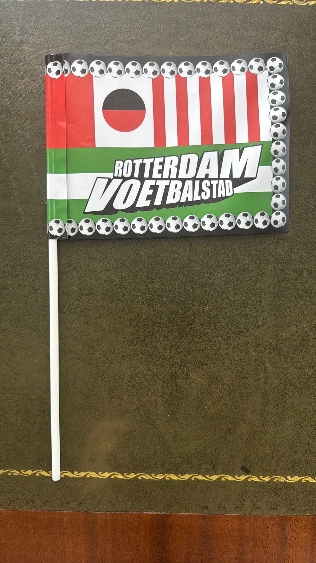 Vlaggetje Rotterdam voetbalstad Feyenoord / Excelsior, Verzenden, Zo goed als nieuw, Feyenoord