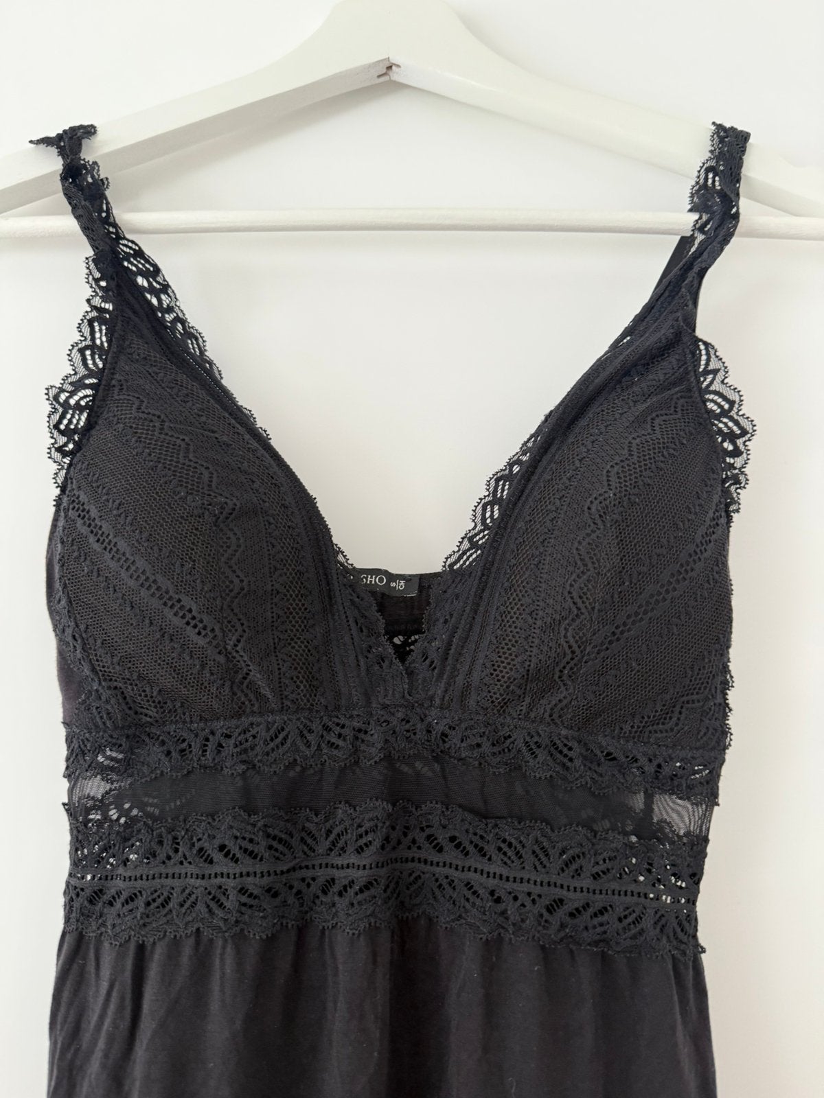 Slipdress van Oysho maat S, Ophalen of Verzenden, Zwart, Nachtkleding