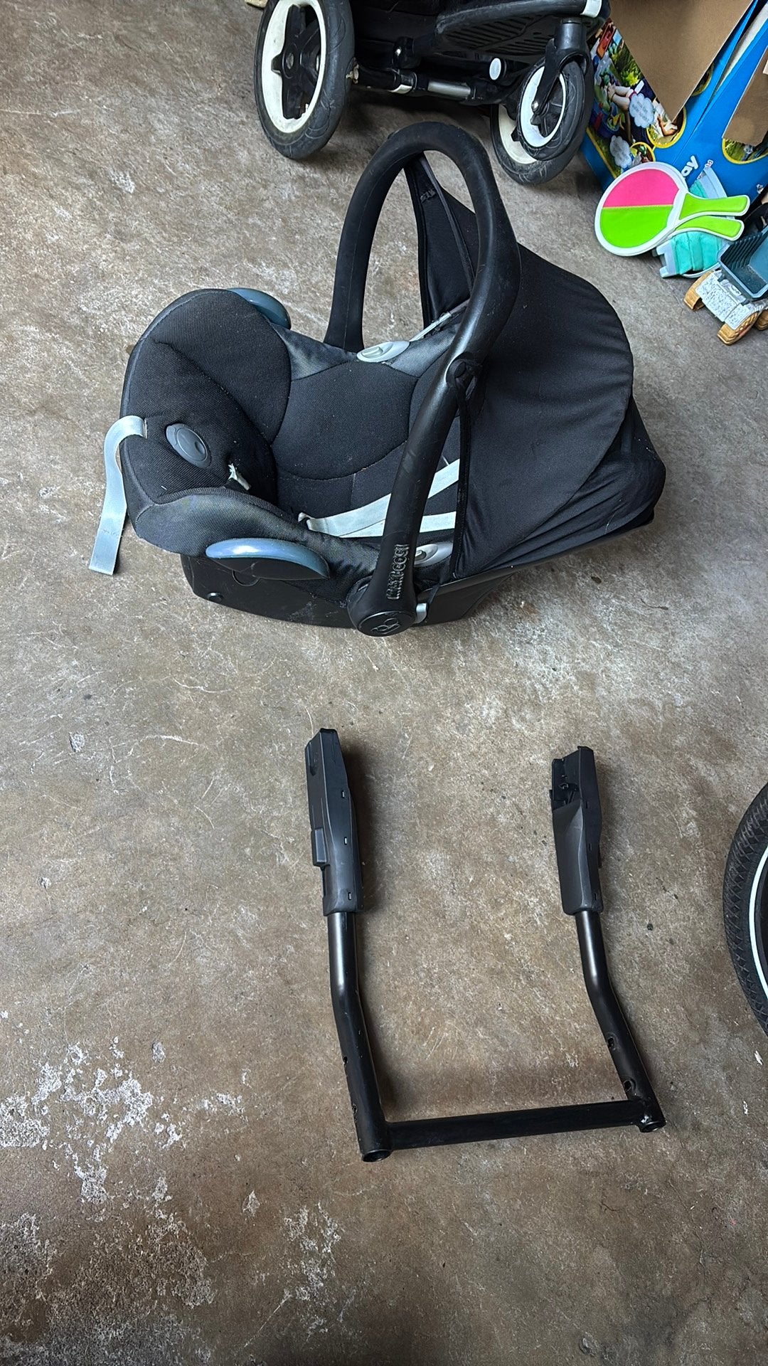 Maxi Cosi drager (incl maxi cosi) Gazelle Makki bakfiets, Fietsen en Brommers, Fietsaccessoires | Fietsstoeltjes, Ophalen of Verzenden
