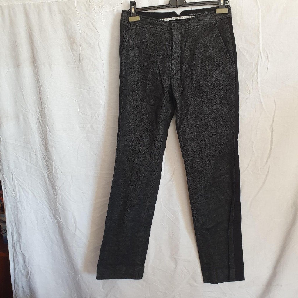 Nette zwarte broek. Mt 46. Merk Victor & Rolf van H&M, ., Zwart, Ophalen of Verzenden, Zo goed als nieuw