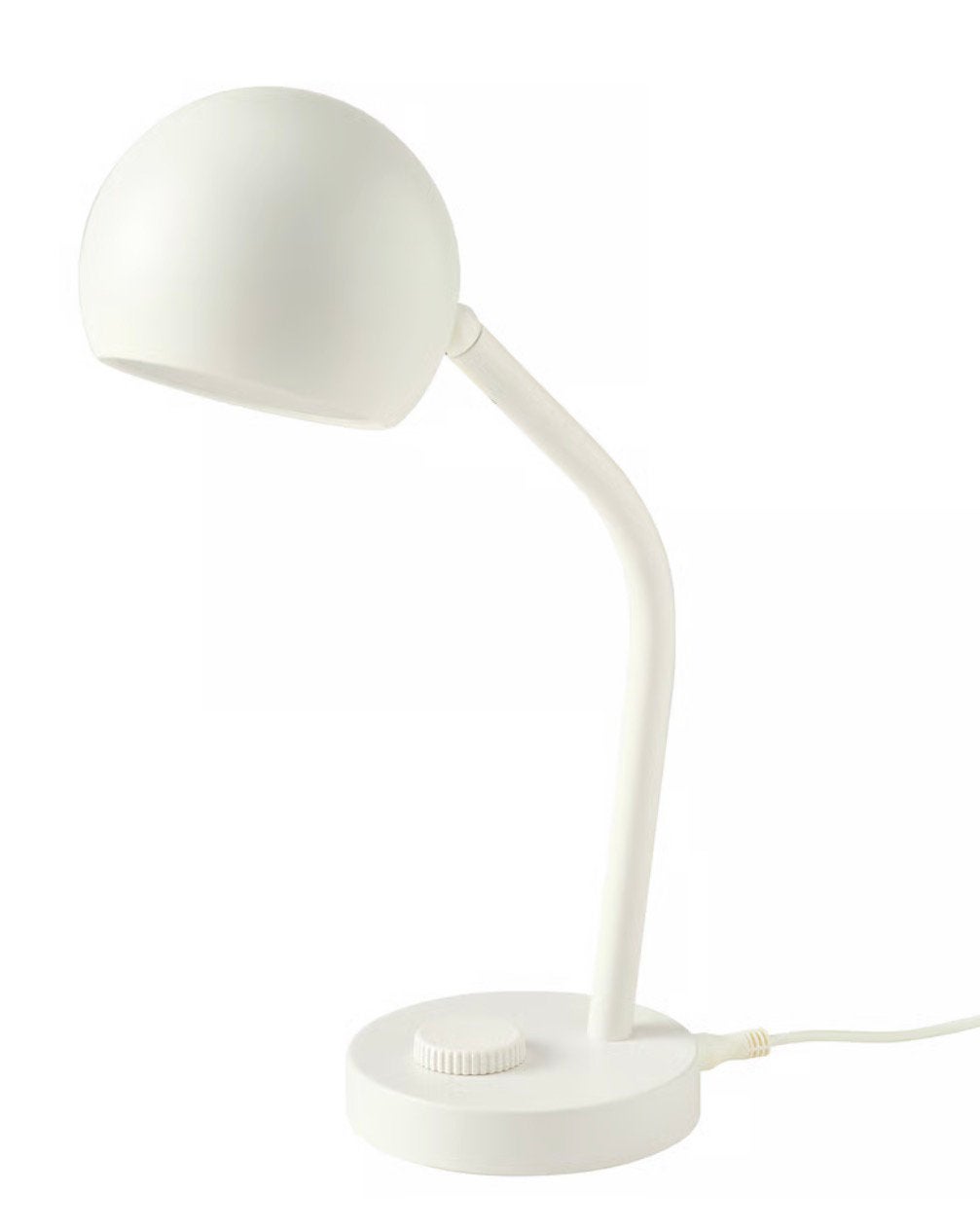 Nieuwe IKEA bureaulamp Korvsnore, Huis en Inrichting, Lampen | Tafellampen, Bureaulamp, Met schakelaar, Nieuw, Wit