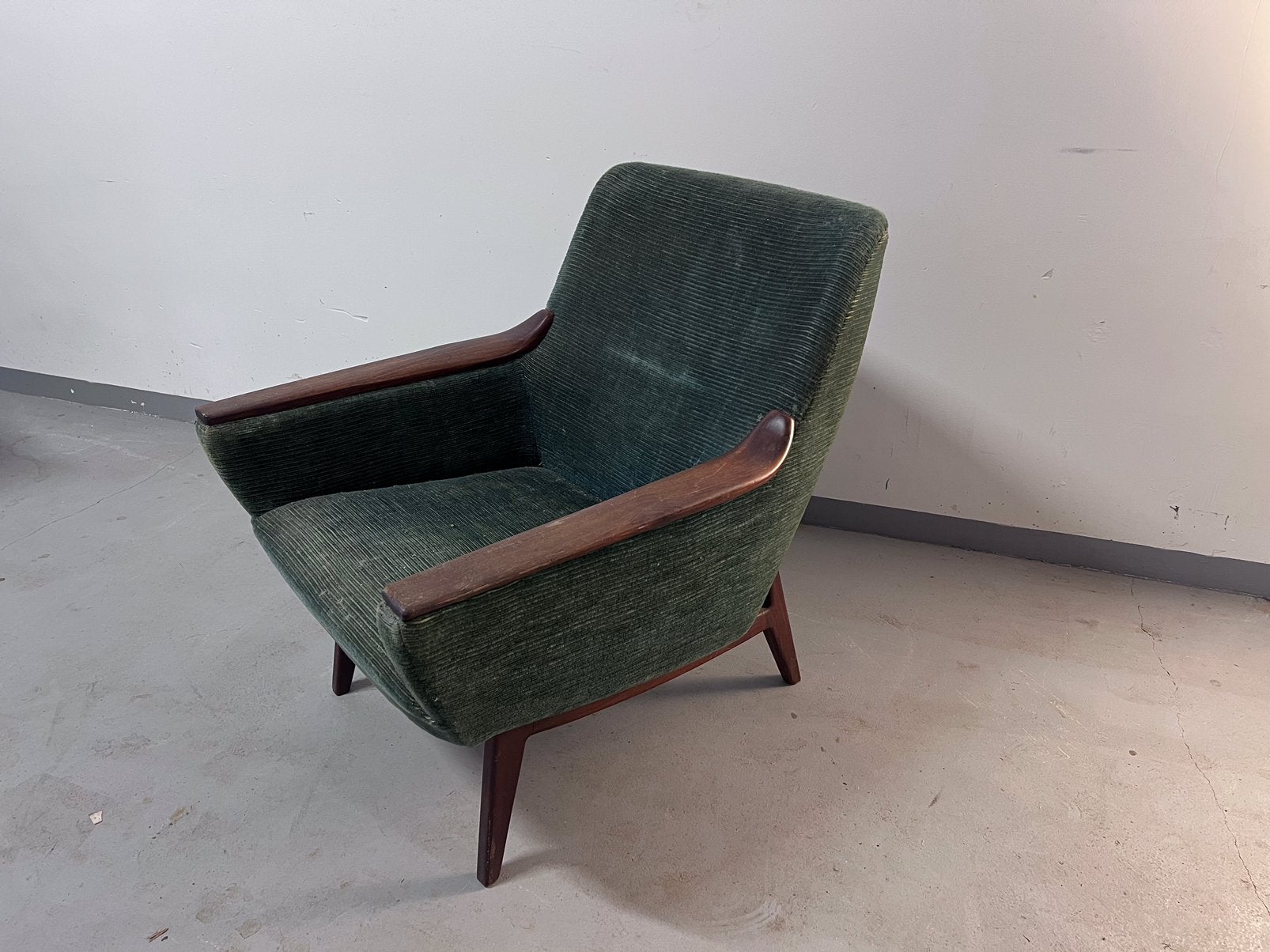 Vintage jaren 60 fauteuil., Ophalen, Zo goed als nieuw, 75 tot 100 cm, 50 tot 75 cm