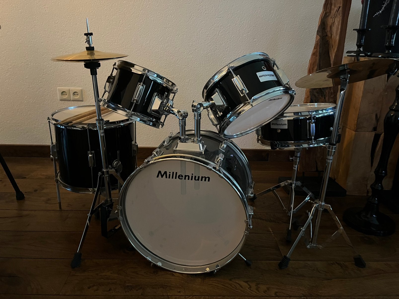 Klein drumstel voor de jonge beginner, Ophalen, Gebruikt, Overige merken