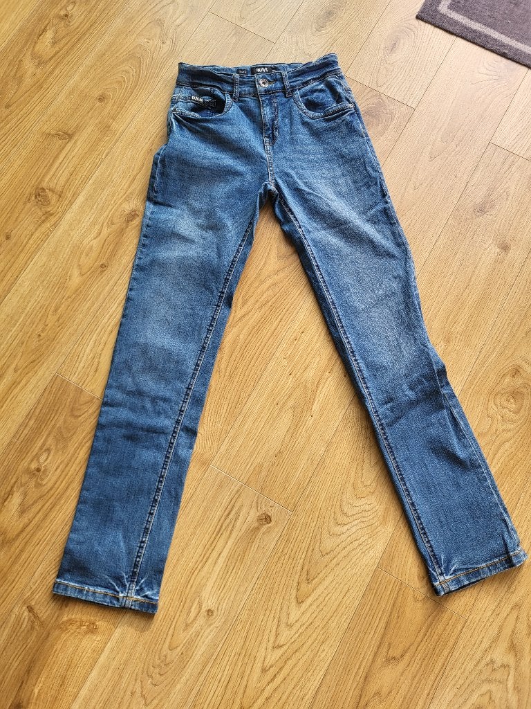 Blauwe spijkerbroek maat 164, Broek, Zo goed als nieuw, Jongen, Europe kids
