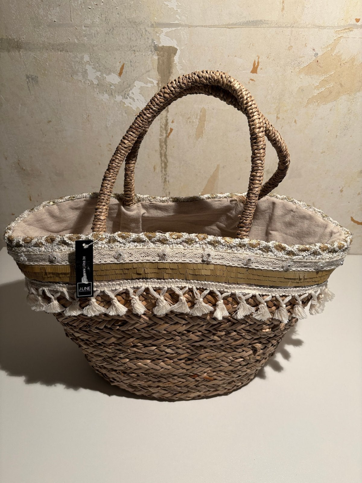 J-Line Strandtas - Nieuw, Ophalen of Verzenden, Nieuw, Beige, Overige typen