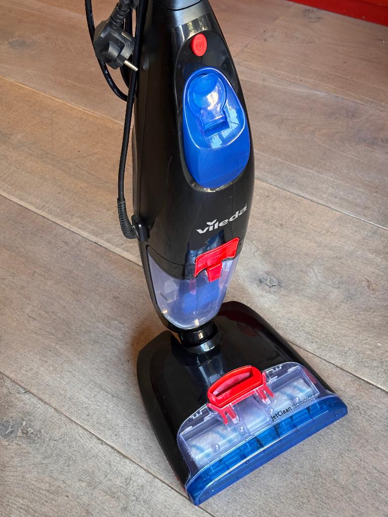 VILEDA 3-IN-1 JET CLEAN , STOFZUIGER EN VLOERREINIGER, Overige typen, Ophalen of Verzenden, Zo goed als nieuw, Minder dan 1200 watt