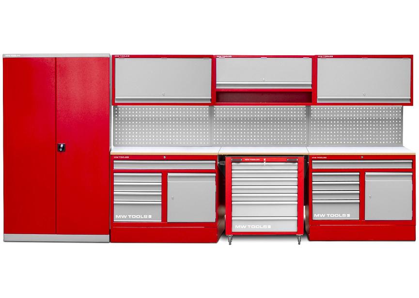 Werkplaatsmeubilair 4,4M met kast en gereedschapswagen, Ophalen, Nieuw