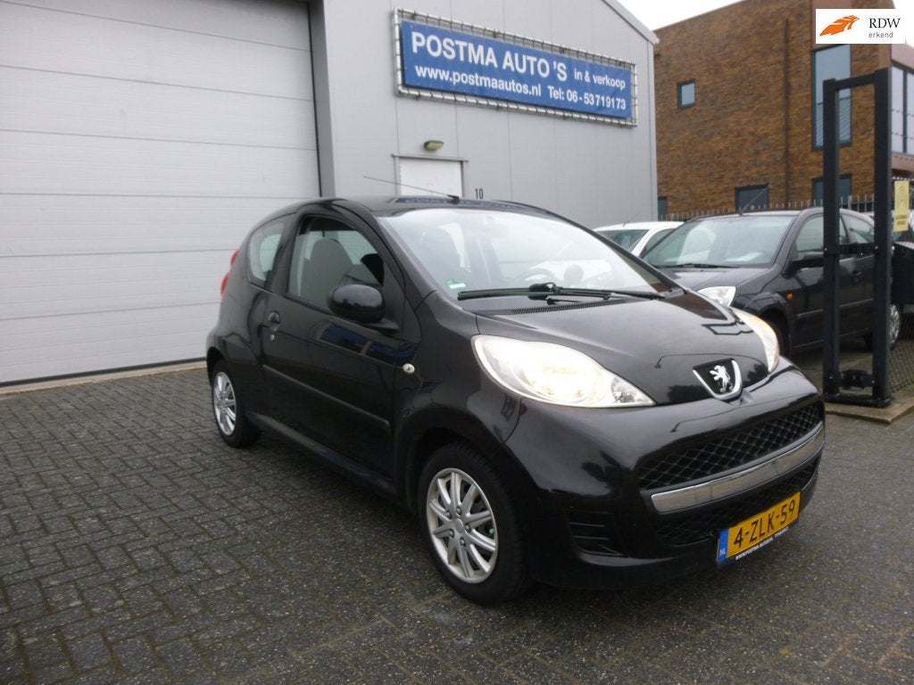 Peugeot 107 1.0-12V Sublime, airco, lage km.stand., Voorwielaandrijving, Gebruikt, 4 stoelen, Bedrijf
