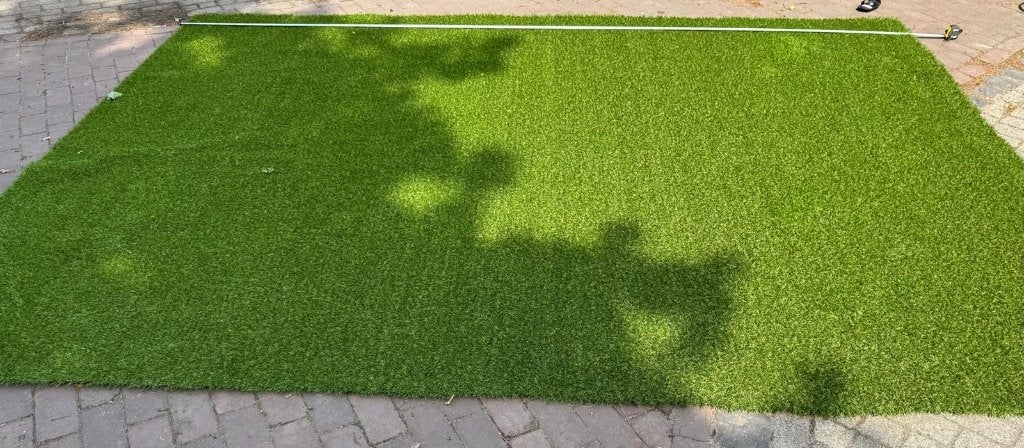 Kunstgras restant afmeting: 4.0 x 2.95 m, Ophalen, Kunstgras, ., Nieuw