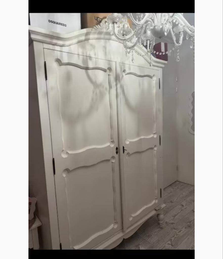 Te koop prachtige brocante kledingkast zgan, Ophalen, 50 tot 70 cm, 105 cm of meer, 100 cm of meer