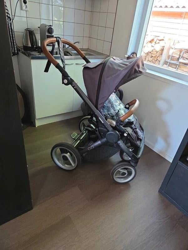 Mutsy Evo kinderwagen compleet, Gebruikt, Met reiswieg, Mutsy, Ophalen