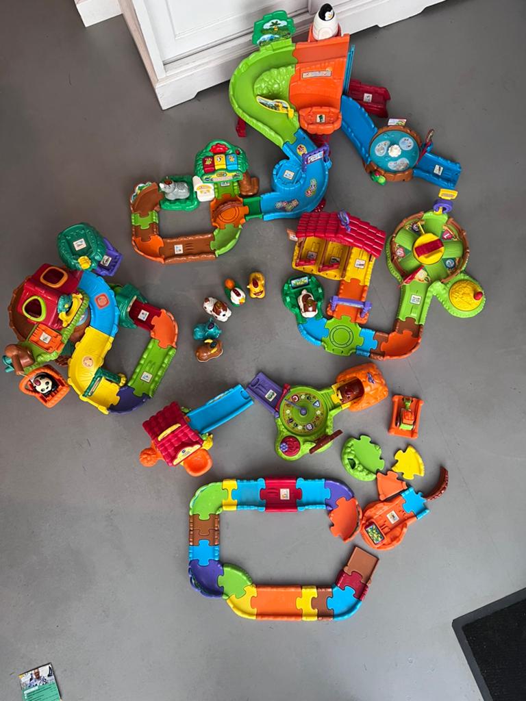 Complete set speelgoed zoef zoef dieren, Kinderen en Baby's, Speelgoed | Vtech, Ophalen of Verzenden, Zo goed als nieuw, 2 tot 4 jaar