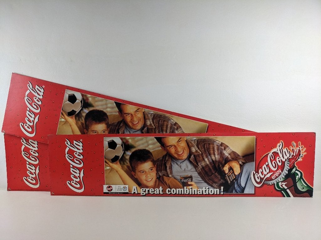 reclameborden Coca Cola Kerst en andere momenten, Ophalen, Gebruikt, Reclamebord