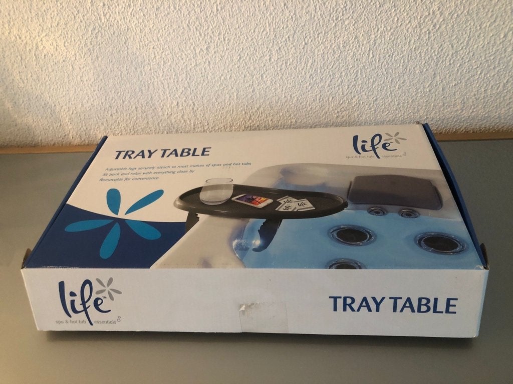 tray, Ophalen of Verzenden, Zo goed als nieuw, Rechthoekig, Hout