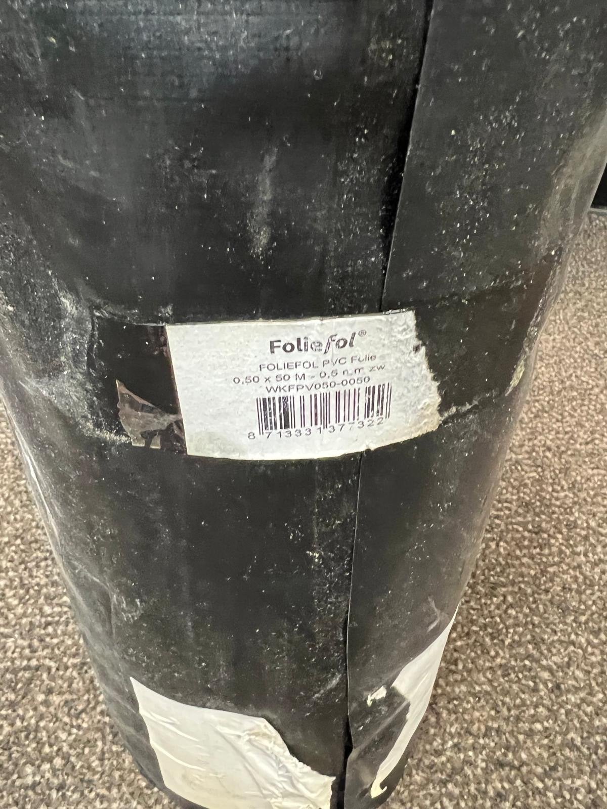 PVC Folie - Diverse Rollen Zwart, Ophalen, Nieuw, 15 m² of meer, Folie