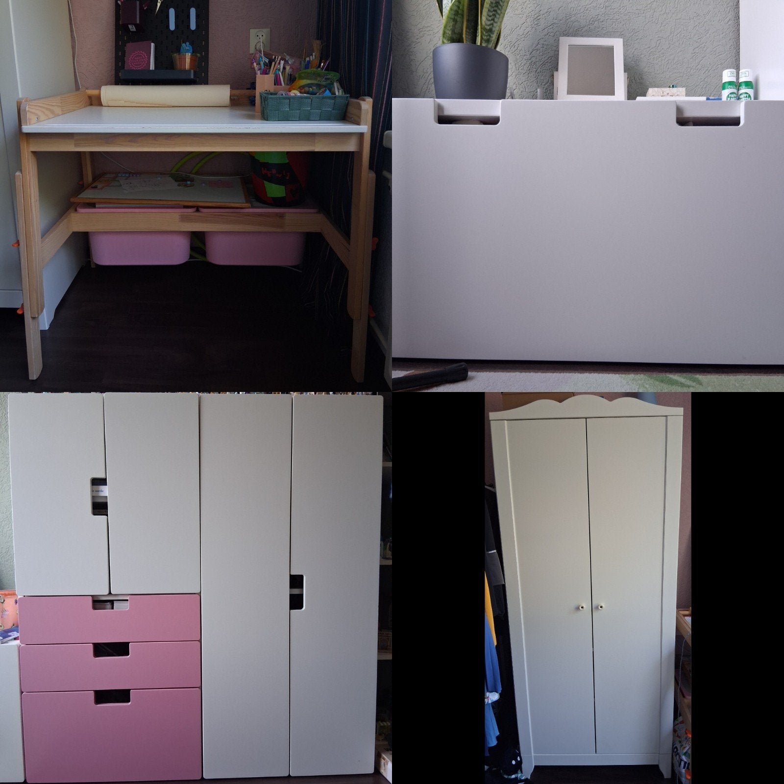 Complete Kinderkamer Set: Hensvik, Flisat, Stuva, Ophalen, Zo goed als nieuw, Meisje