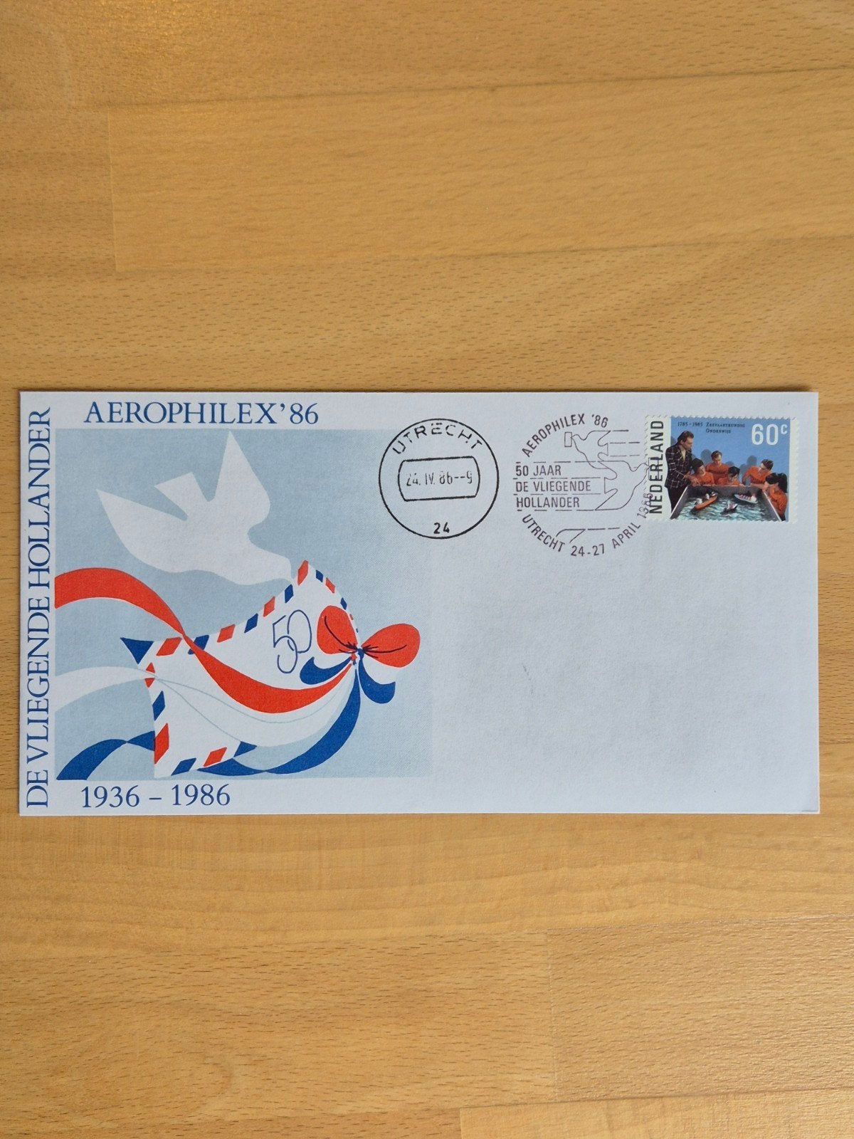 Envelop De Vliegende Hollander, Postzegels en Munten, Ophalen of Verzenden, Envelop