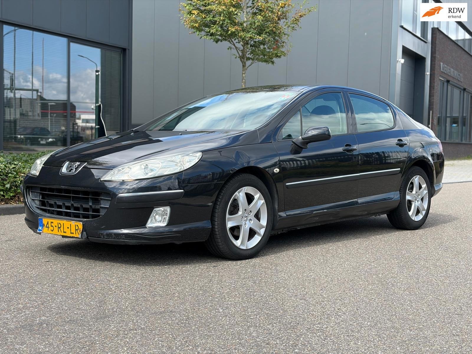 Peugeot 407 2.0 HDi XS Pack Export, Gebruikt, Zwart, Bedrijf, Diesel