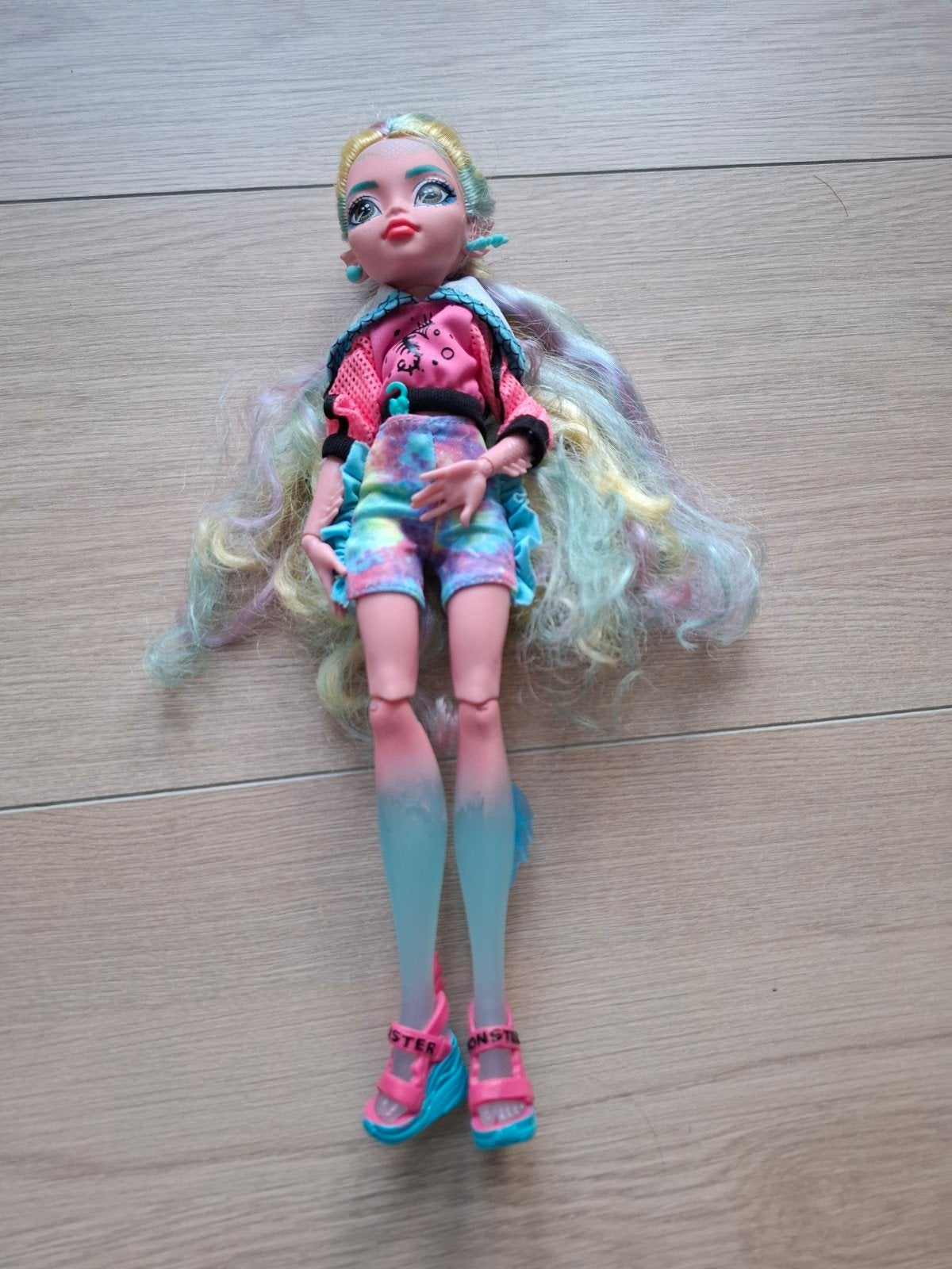Pop Monster High Lagoona, Ophalen of Verzenden, Zo goed als nieuw, Overige typen