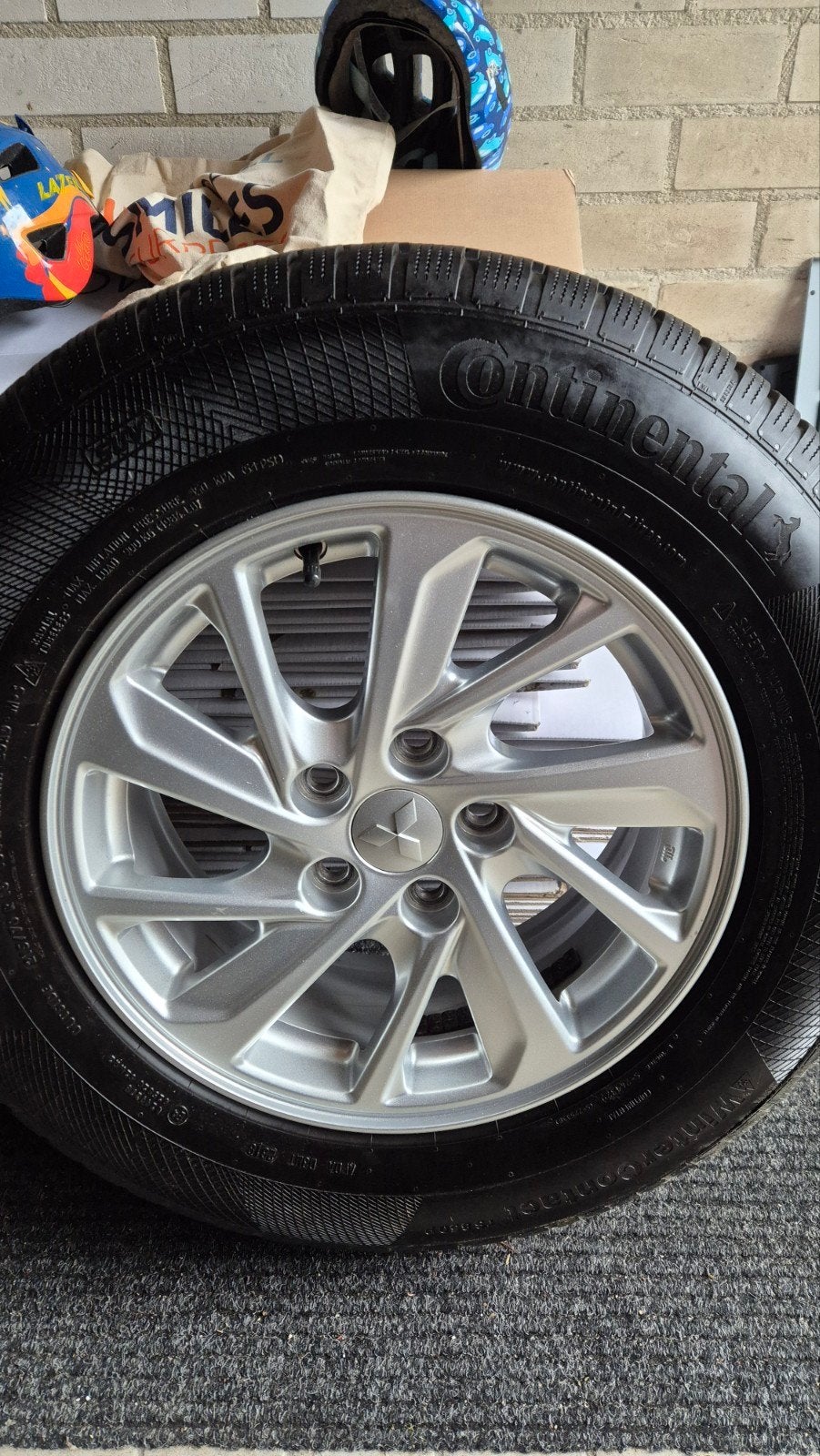 Winterwielen set Mitsubishi 16" ASX Outlander, Ophalen, 16 inch, Banden en Velgen, Winterbanden