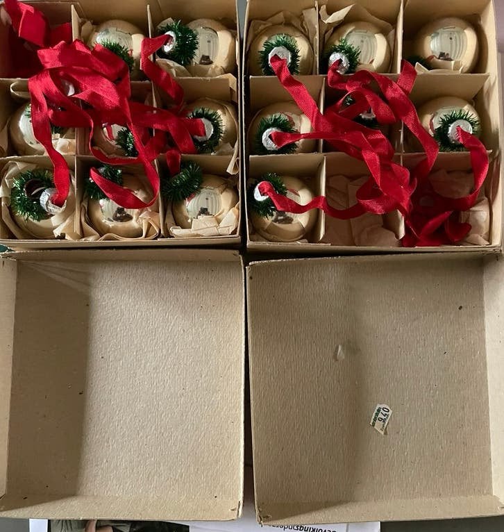 Kerst ballen deco, Ophalen of Verzenden, Gebruikt