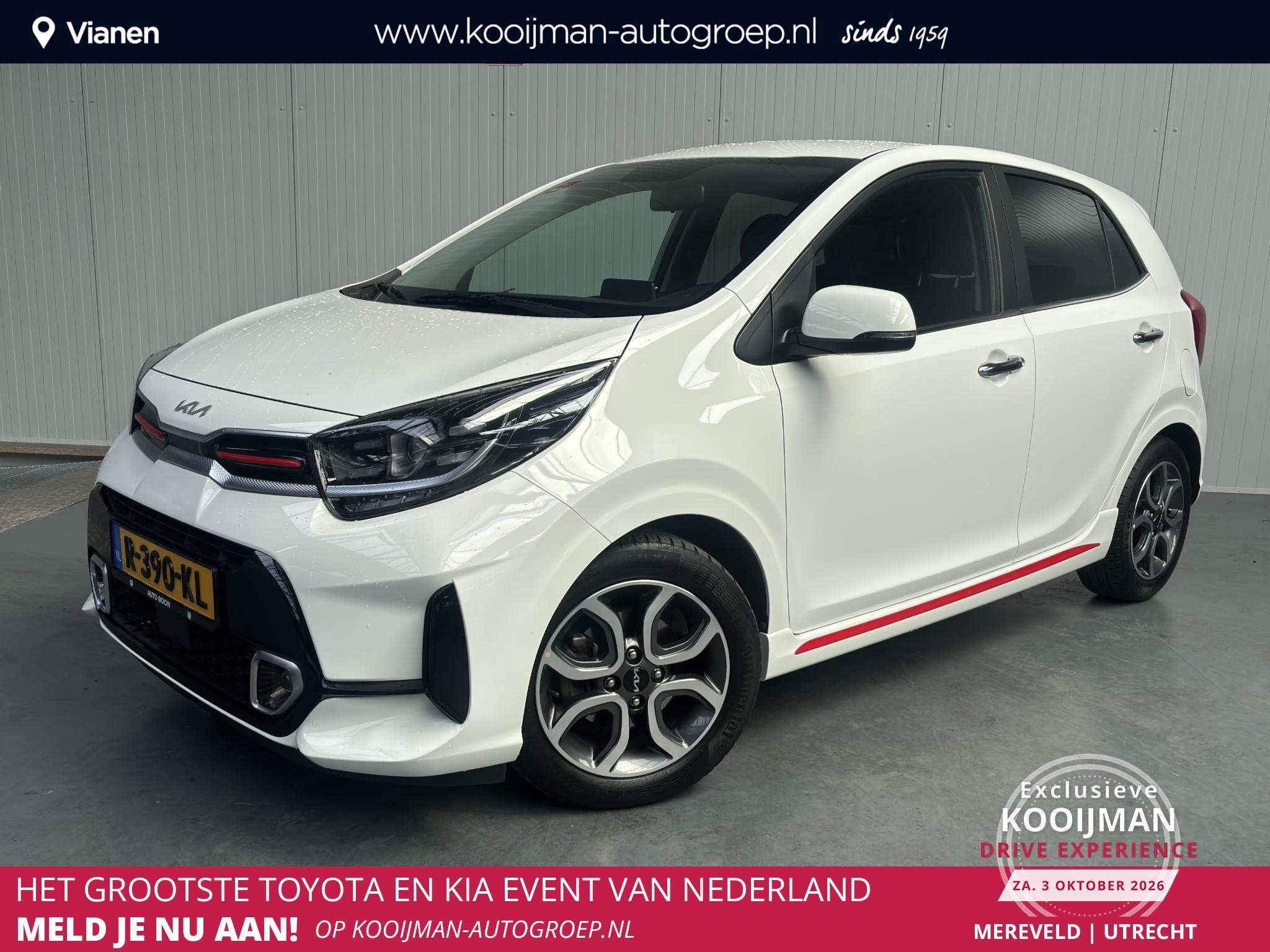 Kia Picanto 1.0 DPi GT-Line NL auto, 1e eigenaar, 100% onder, Auto's, Gebruikt, 4 stoelen, Automatische klimaatregeling, Origineel Nederlands