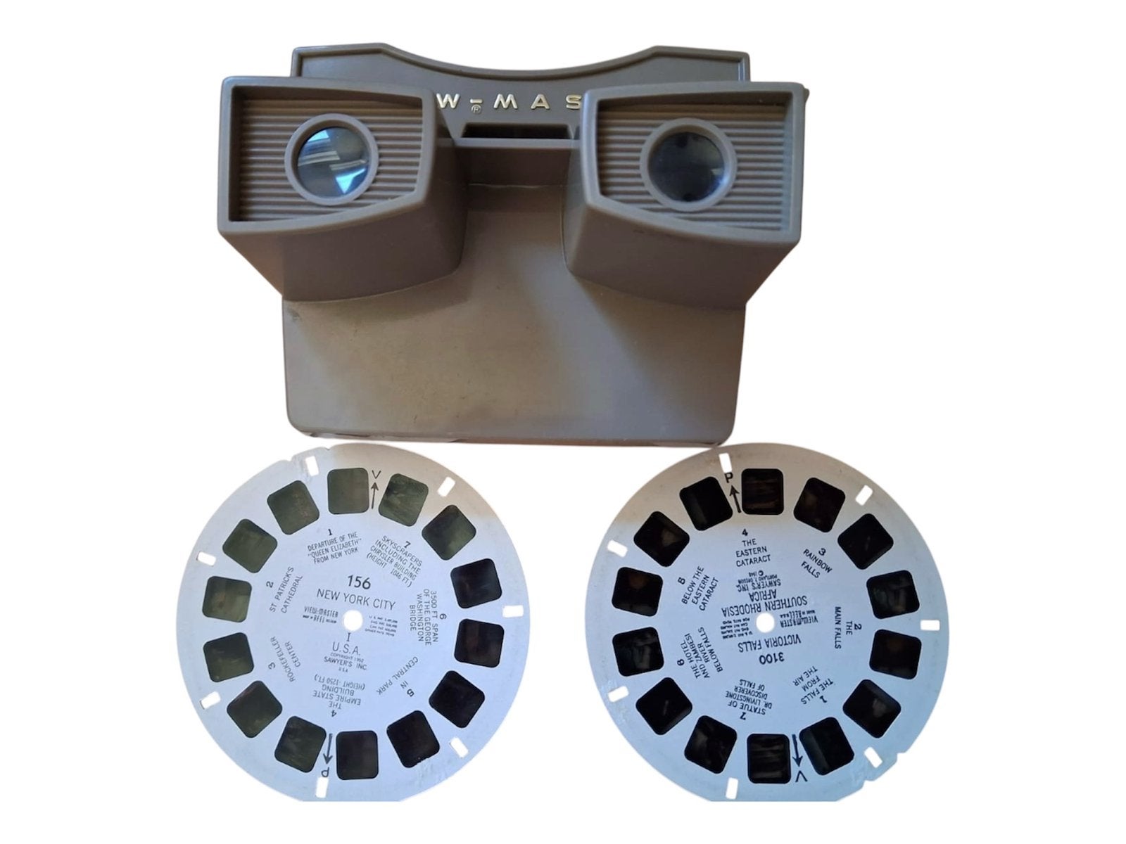 Vintage Vieuwmaster met 65 landen schijfjes, Ophalen