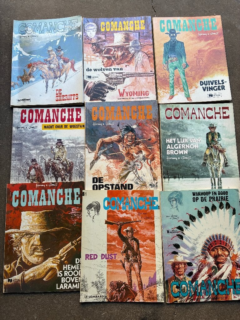 LOSSE VERKOOP ; Comanche ; div. delen , zie foto's, Boeken, Meerdere stripboeken, Ophalen of Verzenden, Zo goed als nieuw, Hermann & Greg