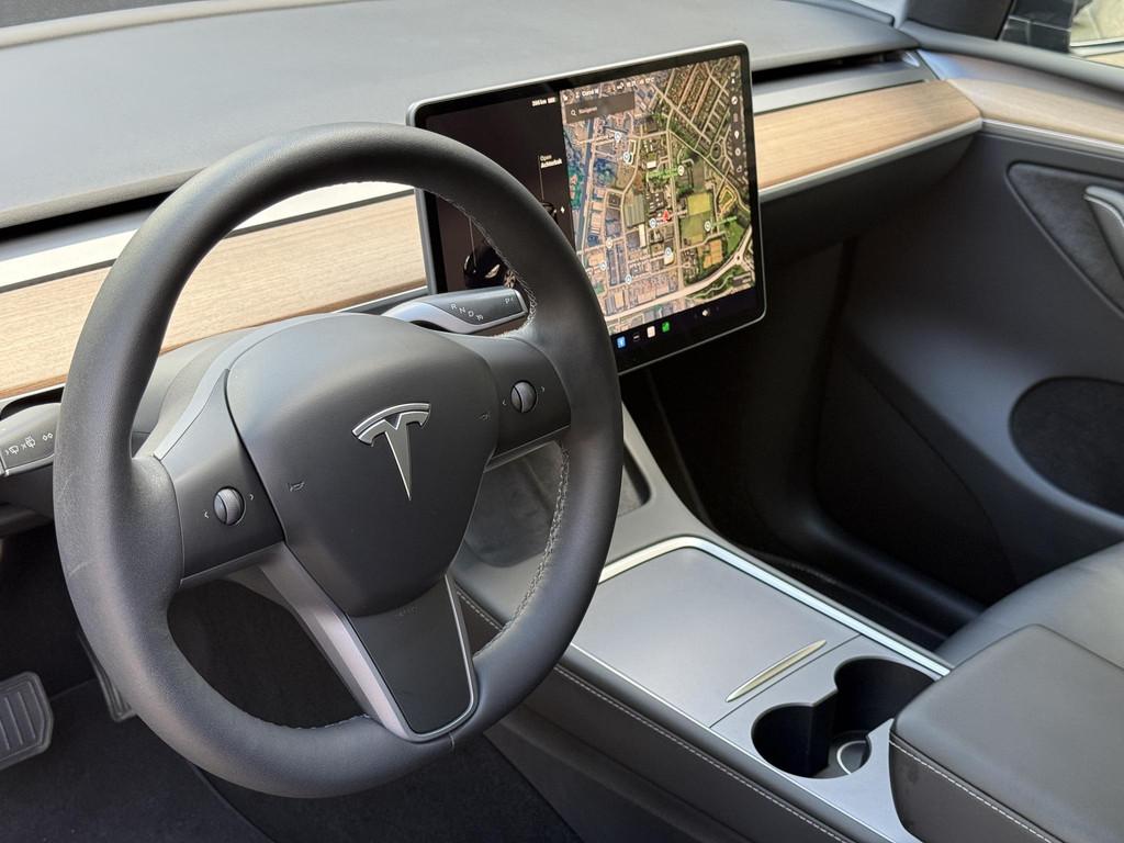 Tesla Model Y Long Range 75 kWh AWD | Lederen bekleding | Tr, Automaat, Gebruikt, Zwart, Leder
