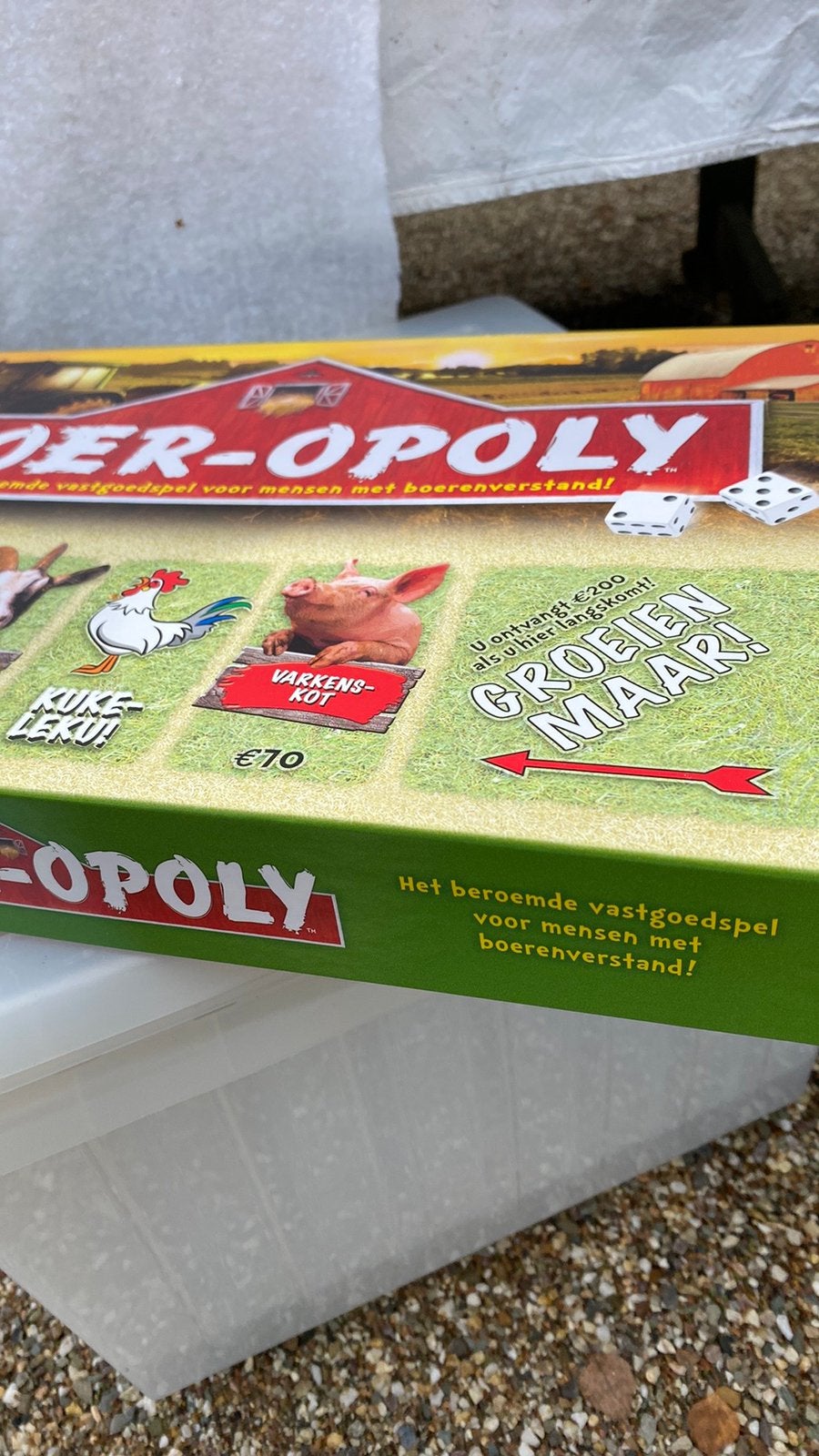 Boer-opoly, Ophalen, Nieuw