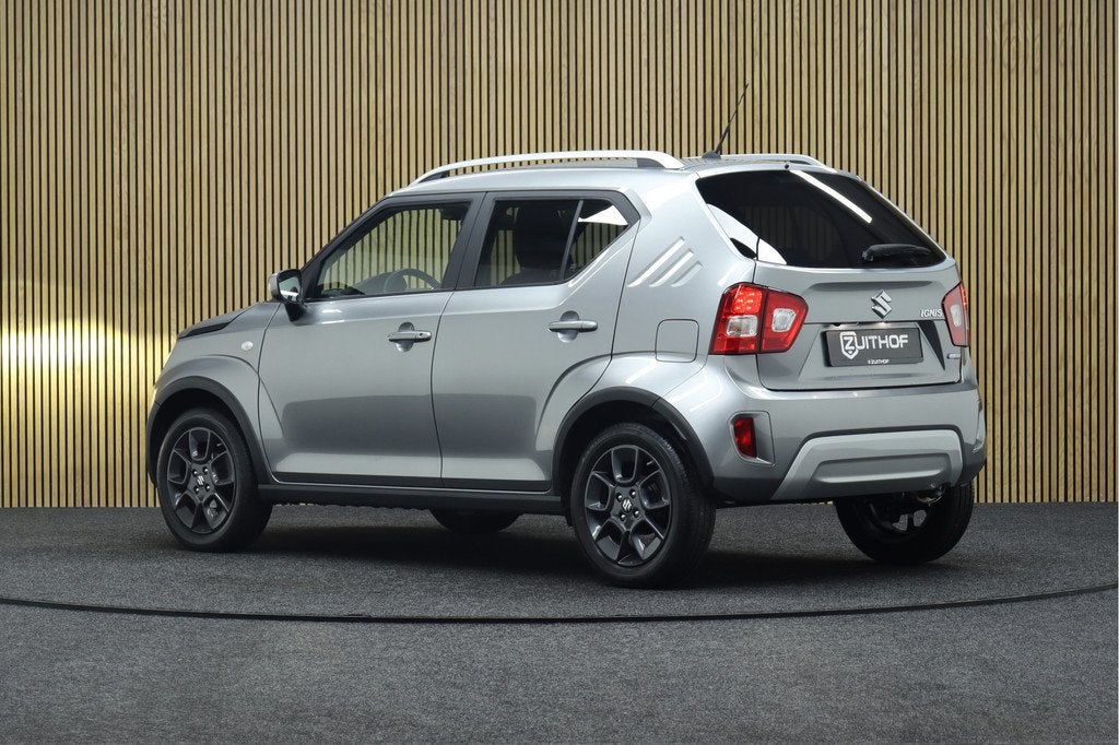 Suzuki Ignis 1.2 Smart Hybrid Select | Navigatie | Camera |, Auto's, 83 pk, Stof, Gebruikt, Zwart