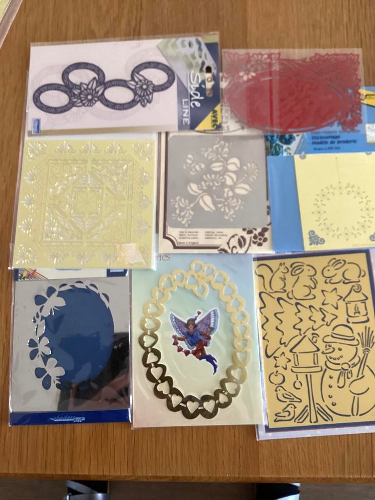 Embossing stecils, Ophalen of Verzenden, Overige thema's, Pons of Mal