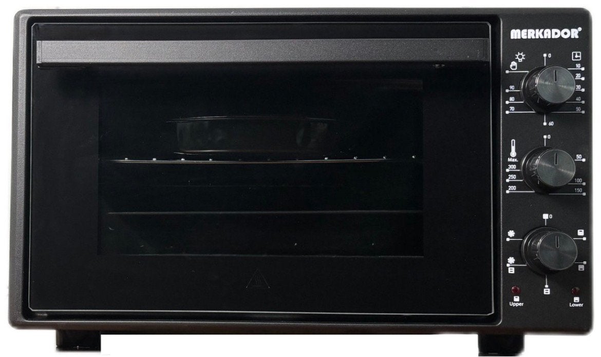 Hete lucht oven Merkador zwart, Ophalen, Zo goed als nieuw, Hete lucht, Minder dan 45 cm